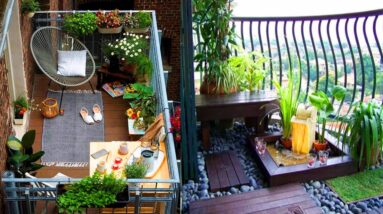 Apartment Balcony Garden Decorating Ideas | small balcony garden