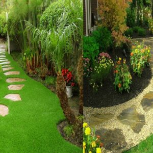 Best Creative Garden Pathway design with Paver and Gravels