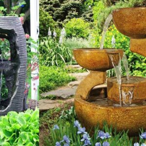 Best Outdoor Water Feature Ideas for Backyards | Patios with Fountains