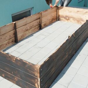Building a raised bed and early gardening in 2019