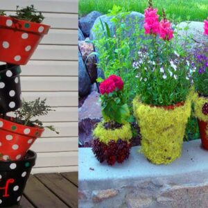 Creative Clay Pot Painting  Garden ideas | Crafts and Projects