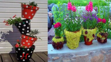 Creative Clay Pot Painting  Garden ideas | Crafts and Projects