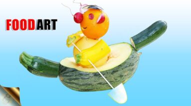 CREATIVE FOOD ART & CRAFT IDEAS AMONG US WITH VEGETABLES AND FRUITS