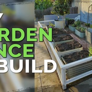 DIY Garden Fence Build | Multi-Purpose Fence Design (Before & After)