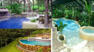Modern Garden Ideas With Stylish Pools Designs