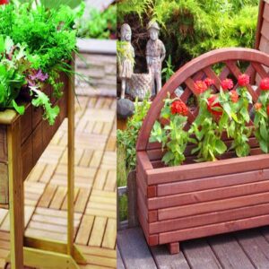 Modern Wooden Flower Pot and Plant Projects Ideas