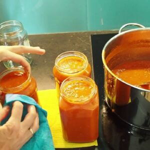 Tomato Sauce Recipe for Home Canning