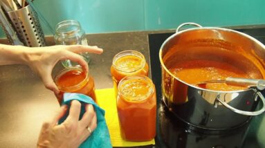 Tomato Sauce Recipe for Home Canning