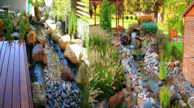 Unique Garden Landscape with Water features ideas in 2021