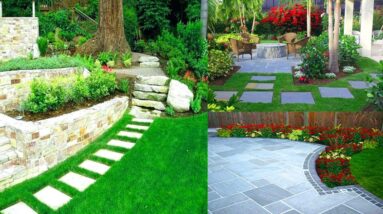 Beautiful Stone Patio design ideas | Backyard Design & Paver Patios