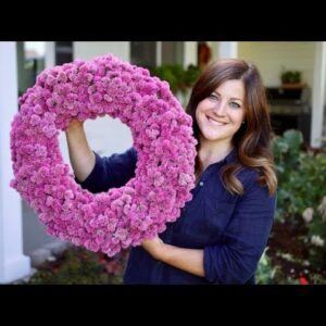 Create A Wreath with Truffula Pink Blooms