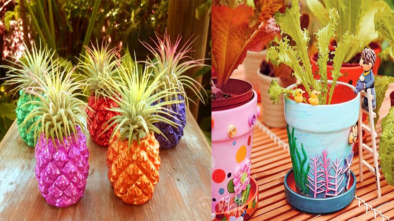 Creative DIY Plastic Flower Pot Projects Plastic Pot Makeover Ideas   Creative Diy Plastic Flower Pot Projects Plastic Pot Makeover Ideas EM31iK5gRFI 