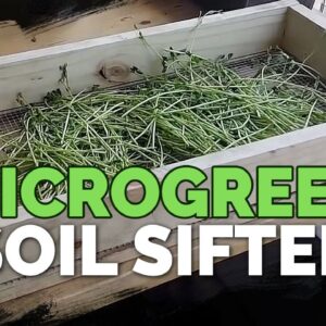 DIY Soil Sifter for Microgreens
