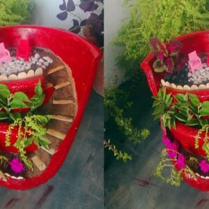 How to Make a Fairy Garden with Broken Pots | Miniature Fairy Garden DIY