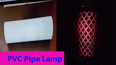 How to Make a Unique Lamp with PVC Pipe | PVC Pipe DIY Projects