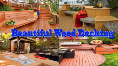 Latest Beautiful Wooden Decking Outdoor Design Ideas