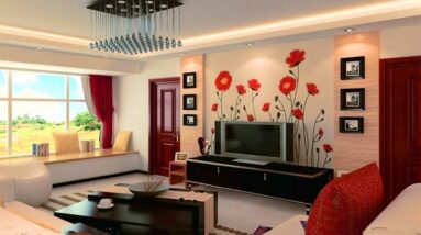 Modern TV Cabinet Design for Living Room  | Apartment L.C.D Stand Designs