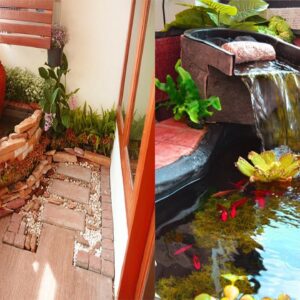 Most Creative Small Apartment Mini Ponds for Garden and Balcony