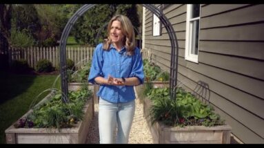 Tour Garden Author, Nicole Burke's, April Kitchen Garden