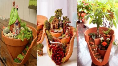 Create a Beautiful Broken Pot and Vase Fairy Garden Ideas