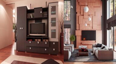 Modern TV Wall Decor Design Ideas | Wall Mounted Flat Screen T.V Decorating ideas