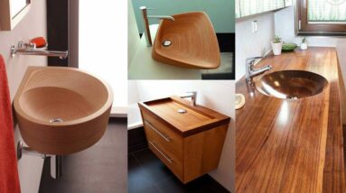 Unique Wooden Sink Designs Ideas 2022 | DIY wood sink