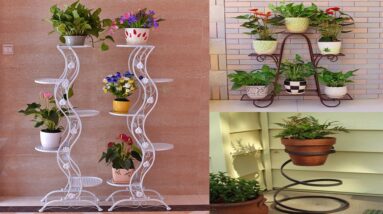 Best Flower Pot Stand for Balcony Ideas | Balcony Gardening Ideas