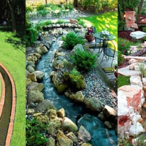 Best Small Garden Stream ideas | Backyard Waterfall Designs