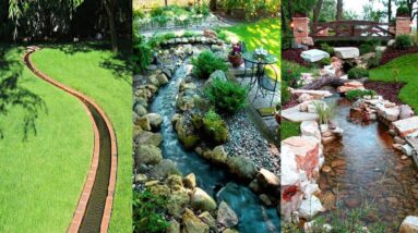 Best Small Garden Stream ideas | Backyard Waterfall Designs