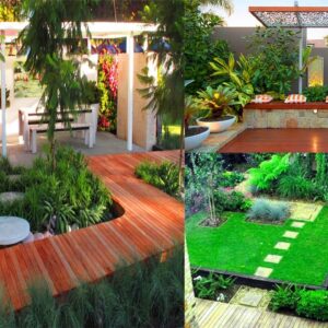 Modern Small Garden Landscaping Design Ideas | Simple Landscape Design