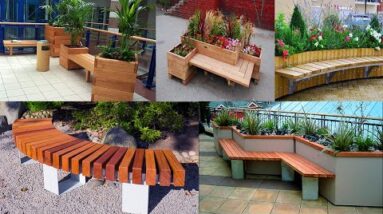 Creative Curved Planters Benches and Seating Ideas | Garden Furniture Seating