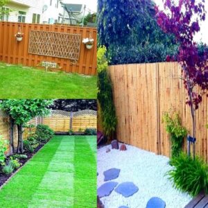 Lovely Backyard Garden Fence Design Ideas | Vertical Wood Fence Designs