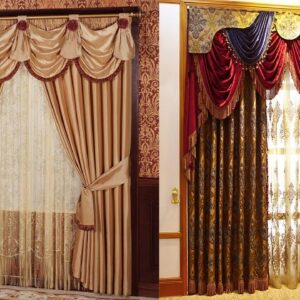 Modern Curtain Designs for Living Room | Multicolor Curtain Ideas
