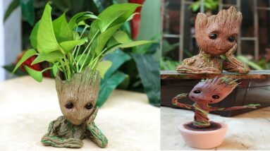 Best Baby Groot Flowerpot Designs | Groot Man Planter Pot | Flowerpot Treeman